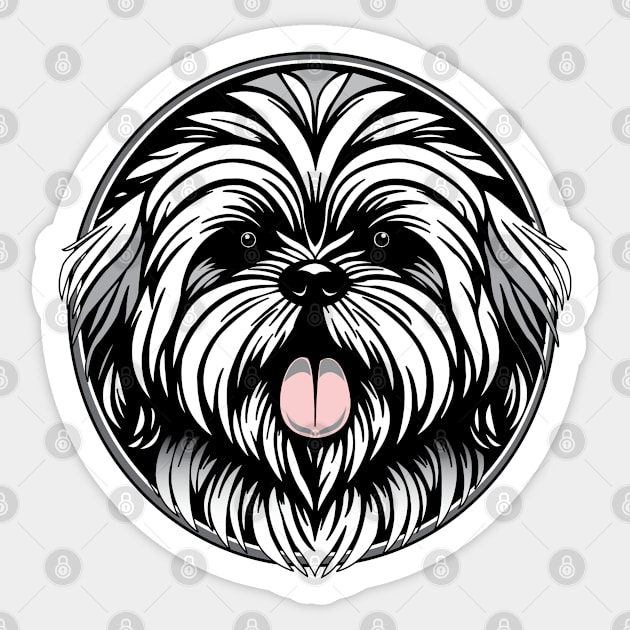 Cotton Ball Cutie Sticker by DickinsonDesign